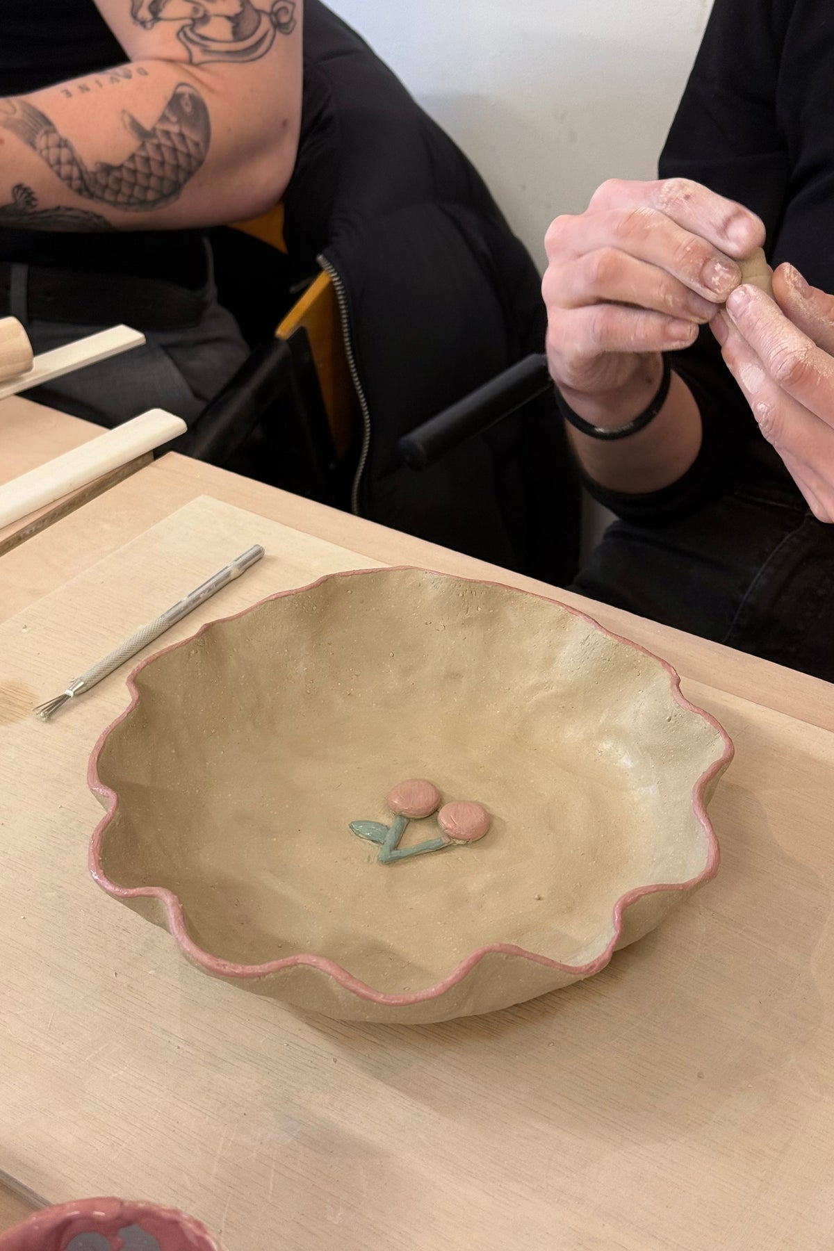 Pinch Pot Pottery session