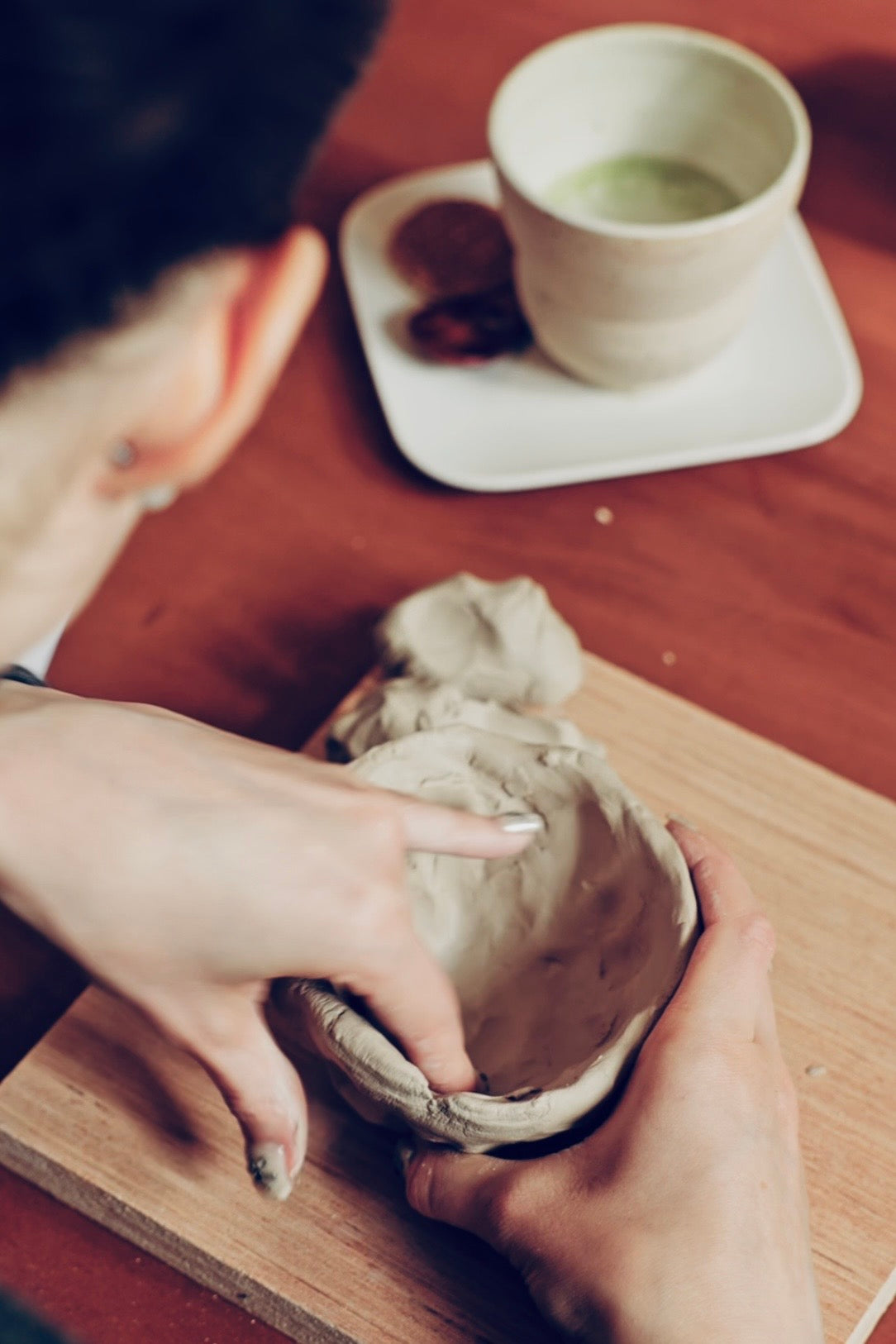 Pinch Pot Pottery session